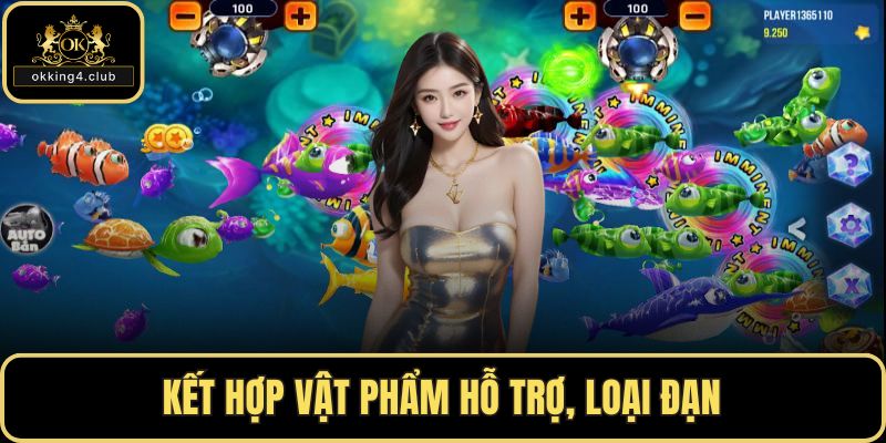 Kết hợp vật phẩm hỗ trợ, loại đạn