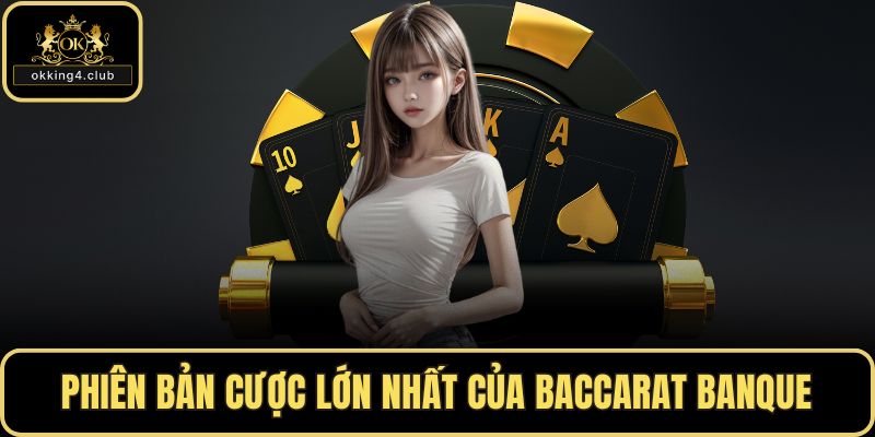 Phiên bản cược lớn nhất của baccarat banque